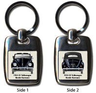 VW Beetle Karmann Cabriolet 1953-55 Keyring 5